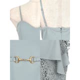 ケミカルレースウエストマークペプラムキャミミニドレス ガーリードレス タイトドレス | Tika | 詳細画像10 