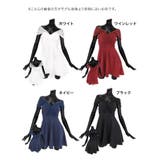 シアートップスリーブAラインフレアミニドレス ガーリードレス セクシードレス | Tika | 詳細画像11 