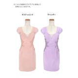 サイドシースルー×立体フラワーレースタイトミニドレス ガーリードレス 袖なし | Tika | 詳細画像7