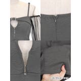 フロントジップオフショルタイトミニドレス ガーリードレス セクシー | Tika | 詳細画像8 