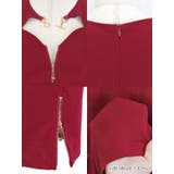 ハーフジップ×スリットタイトミニドレス セクシードレス 袖あり | Tika | 詳細画像8 