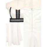 ブラックレースパイピングサイハイウエストマークAラインミニドレス ガーリードレス | Tika | 詳細画像12 