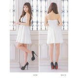 ブラックレースパイピングサイハイウエストマークAラインミニドレス ガーリードレス | Tika | 詳細画像5 