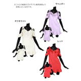 ハーフジップフリルツイードオープンショルダーミニドレス リボンショルダー フリル袖 | Tika | 詳細画像16 