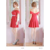 シアーオフショルバストカットAラインフレアミニドレス ガーリードレス セクシー | Tika | 詳細画像9 