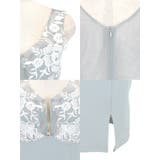 フラワー刺繍×シアーハーフジップスリットミニドレス エロかわドレス タイトドレス | Tika | 詳細画像11