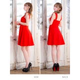 フレア×ギャザーバストミニドレス ガーリードレス 袖なし | Tika | 詳細画像6 