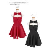 リボンチョーカー付きバストデザインフレアミニドレス ガーリードレス 袖なし | Tika | 詳細画像13 