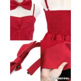 リボンチョーカー付きバストデザインフレアミニドレス ガーリードレス 袖なし | Tika | 詳細画像14 