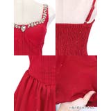 ビジュー×バストカットフレアミニドレス ガーリードレス セクシー | Tika | 詳細画像15 