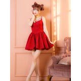 ビジュー×バストカットフレアミニドレス ガーリードレス セクシー | Tika | 詳細画像3 