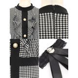 ボディラインメイクボリュームフリルハイウエストマークタイトミニドレス | Tika | 詳細画像6 