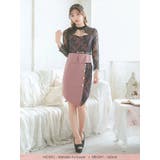 ブラックレースデコルテカットハイウエストタイトミニドレス セクシードレス 袖あり | Tika | 詳細画像5 