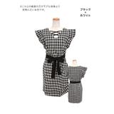 デコルテコードリボンウエストマークモノトーンタイトミニドレス ガーリードレス | Tika | 詳細画像6
