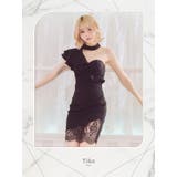 フリルレースカットワンショルダータイトミニドレス セクシードレス タイトドレス | Tika | 詳細画像6