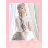 フェミニンレースペンタゴンネックハイウエストタイトミニドレス タイトドレス | Tika | 詳細画像1