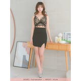 ウエストカットレースラグジュアリースカラップタイトミニドレス セクシードレス | Tika | 詳細画像5 