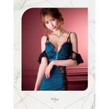 ヌーディーカラーラインオープンショルダーハーフジップミニドレス キャバドレス キ… | Tika | 詳細画像6 