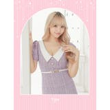 チェルシーカラーマーメイドシルエットミニドレス レトロワンピース 袖あり | Tika | 詳細画像1