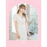 チェルシーカラーマーメイドシルエットミニドレス レトロワンピース 袖あり | Tika | 詳細画像6