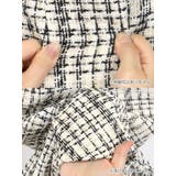 マーメイドラインフリルスリーブミディアムドレス クラシカルドレス 袖あり | Tika | 詳細画像18 