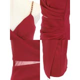 ギャザー×ラップデザインウエストカットタイトミディアムドレス セクシードレス 袖… | Tika | 詳細画像9 