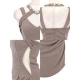 サイドシアーカットアシンメトリーミニドレス キャバドレス キャバ | Tika | 詳細画像7