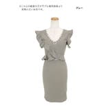 フリルウエストカットタイトミニドレス セクシードレス カットアウト | Tika | 詳細画像7 