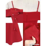 Tika ビジューリボンオフショルフレアミニドレス ガーリードレス | Tika | 詳細画像8 