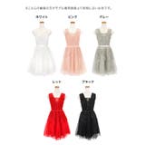 Tika キャバドレス フラワー刺繍チュールボリュームフレアミニドレス | Tika | 詳細画像7 