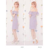 サイドシースルーフルジップモチーフビジュータイトミニドレス ガーリードレス | Tika | 詳細画像10 