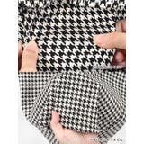 千鳥格子柄ウエストマークペプラムタイトミニドレス セクシードレス ガーリー | Tika | 詳細画像8