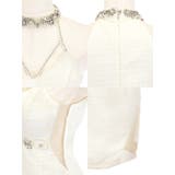 ツイード×ビジューネックラインコードシースルーカットアウトミニドレス | Tika | 詳細画像12