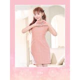 ハートカットツイードビジューラインシースルータイトミニドレス エロかわドレス | Tika | 詳細画像6 