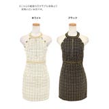 バストカット×アメリカンスリーブタイトツイードミニドレス セクシードレス 袖なし | Tika | 詳細画像12 