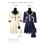 ラウンドフリルネックAラインミニドレス 韓国ドレス ガーリードレス | Tika | 詳細画像11 