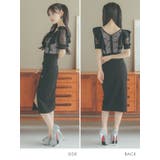 リボンデザイントップ×スリットサロペット風デザインミディアムドレスドレス | Tika | 詳細画像6
