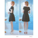 ビッグリボンモノトーンスクエアネックAラインワンピース 韓国ドレス | Tika | 詳細画像10 