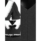 レース×リボンテーラードパフスリーブウエストカットミニドレス 韓国ドレス | Tika | 詳細画像8 