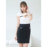 リボン×フロントジップタイトミニドレス 韓国ドレス ガーリードレス | Tika | 詳細画像9 