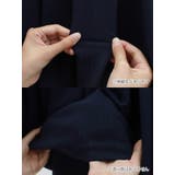 襟デザインAラインフレアワンピース 韓国ワンピース 袖あり | Tika | 詳細画像10 