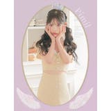 襟付きウエストカット裾フリルワッフルタイトミニドレス 韓国ドレス ガーリードレス | Tika | 詳細画像2