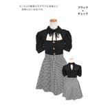 ギンガムチェック×襟付きデコルテカットハイウエスト切替ミニワンピース 韓国ドレス | Tika | 詳細画像7