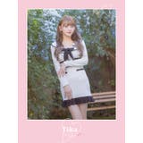 ネックリボンパイピングレースセーラー風ミニドレス 韓国ドレス ガーリードレス | Tika | 詳細画像6