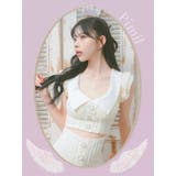 総コットンレースウエストカットタイトミニドレス 韓国ドレス ガーリードレス | Tika | 詳細画像6 