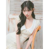 総コットンレースウエストカットタイトミニドレス 韓国ドレス ガーリードレス | Tika | 詳細画像9 