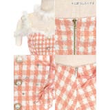 ギンガムチェック×ふわもこファーのチョーカー付きクリスマスコスプレセット | Tika | 詳細画像10