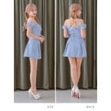 ドットフリルチュールトップスセットアップミニドレス ガーリードレス 袖なし | Tika | 詳細画像10