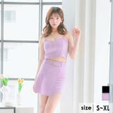 ラベンダー | フロントジップ×プリーツセットアップミニドレス ガーリードレス 袖なし | Tika