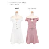 バストカットオフショルセットアップフレアミニドレス ガーリードレス セクシー | Tika | 詳細画像13